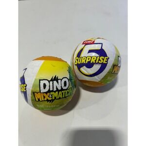 Zuru 5 Surprise Dino Mix & Match Mystery Slime Dinosaur Toys Lot of 2 77685